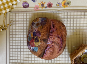 Colorful Flower Sourdough