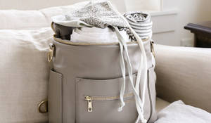 A Minimalist + Essential Diaper Bag Checklist