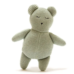 Organic Knitted Teddy Bear