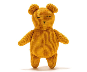Organic Knitted Teddy Bear