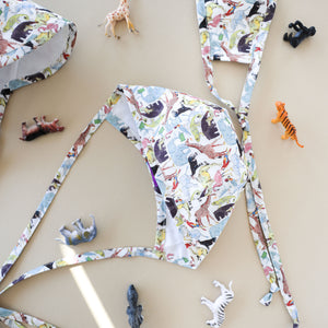 Animalia Bonnet Silk-Lined Made with Liberty® Fabric