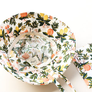 Citrus Floral Sunbonnet Made with Rifle Paper Co.® Fabric