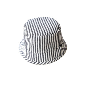 Adult Gray Stripe Bucket Hat