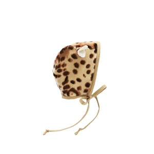 Cheetah Bonnet Cotton-Lined
