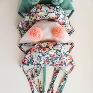 Wild Poppy Bonnet Cotton-Lined Made with Liberty® Fabric