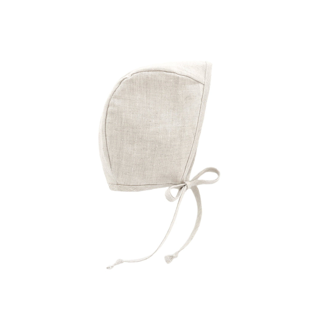 Sand Linen Bonnet, Cotton-Lined, by Briar Baby – Briar Baby®